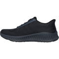 Skechers GO WALK NOW Payton Textile Herrenschwarze Sneakers