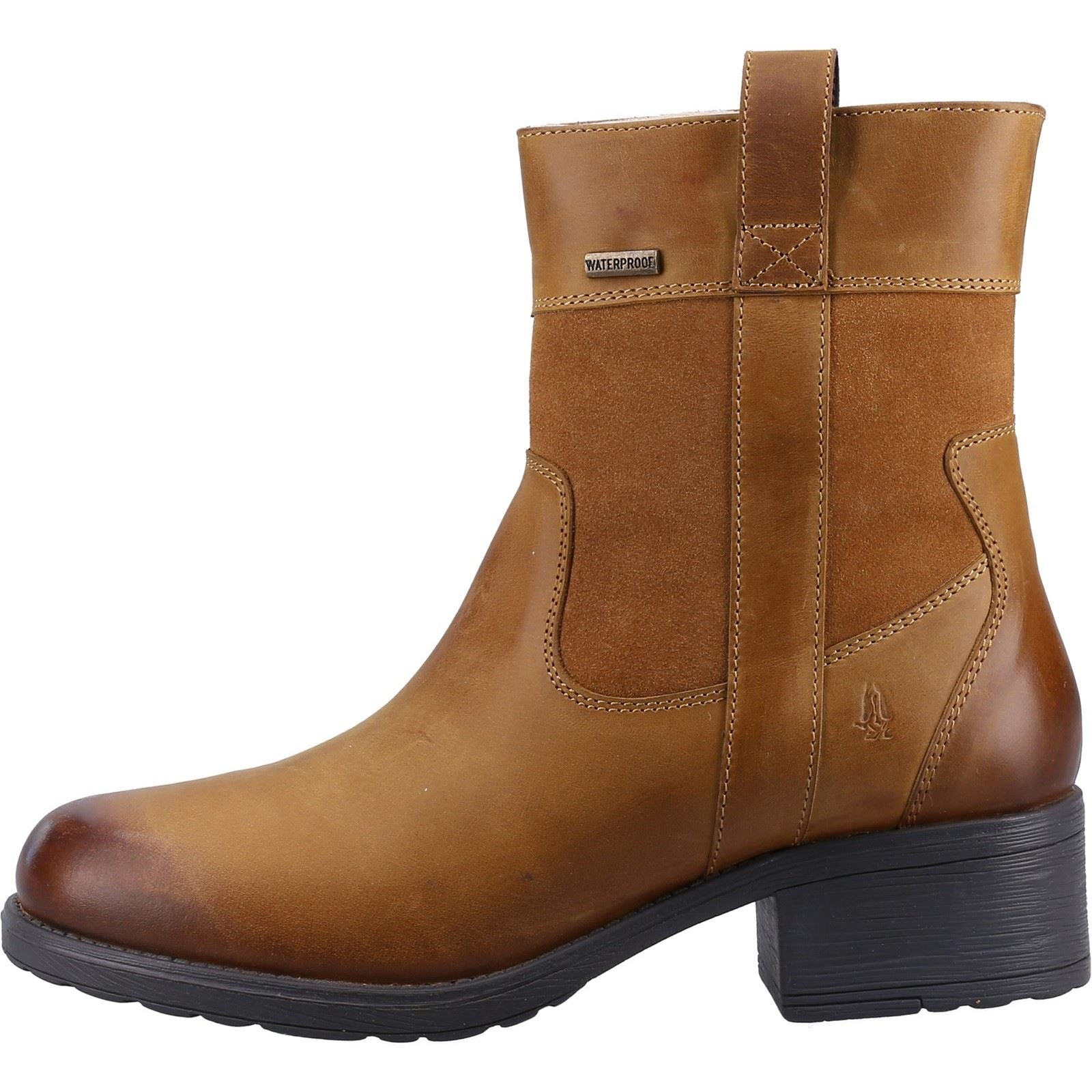Hush Puppies Saskia Wildleder Damen Stiefeletten In Tan