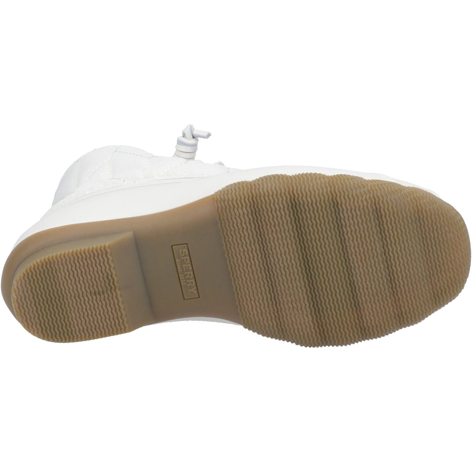 Sperry Saltwater SeaCycled RPET Synthetik Elfenbein Gummistiefel
