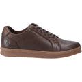 Hush Puppies Madden Herren Sneaker Aus Leder In Kaffeebraun