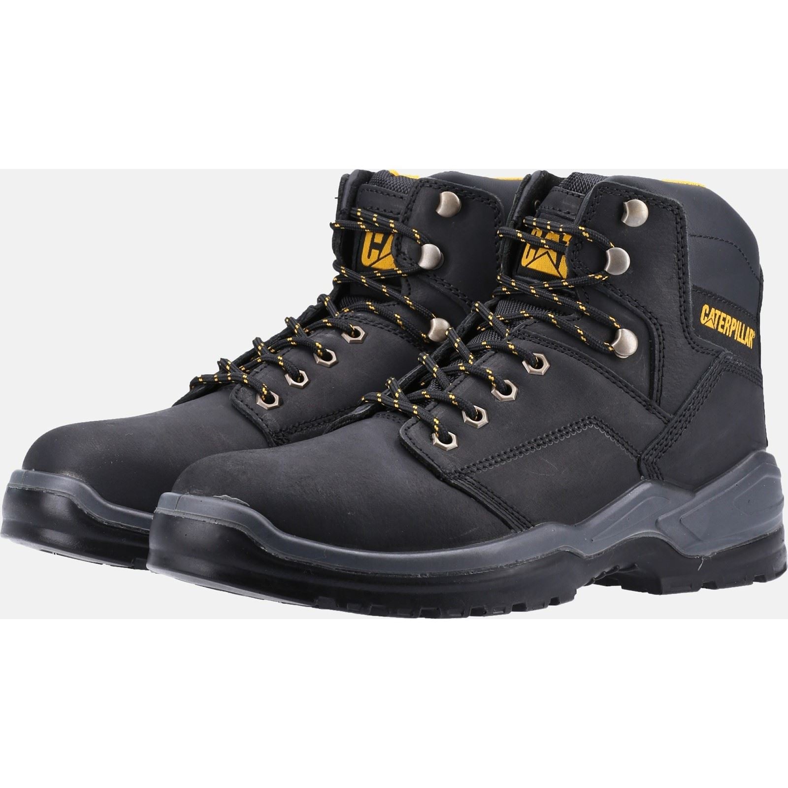 Caterpillar Striver Leder Schwarze Farbe Sicherheitsschuhe