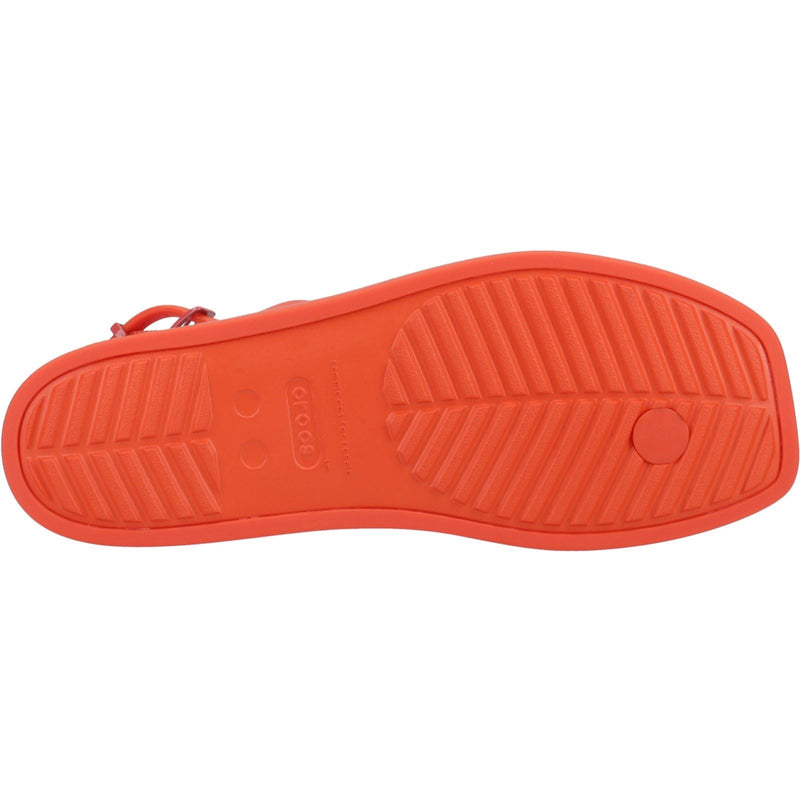 Crocs Miami Thong Flip Synthetik Damensandalen Lava