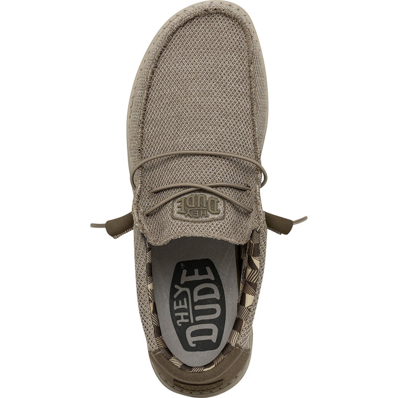 HEYDUDE Wally Sox Herren Bootsschuhe Aus Kunst-Wildleder In Beige