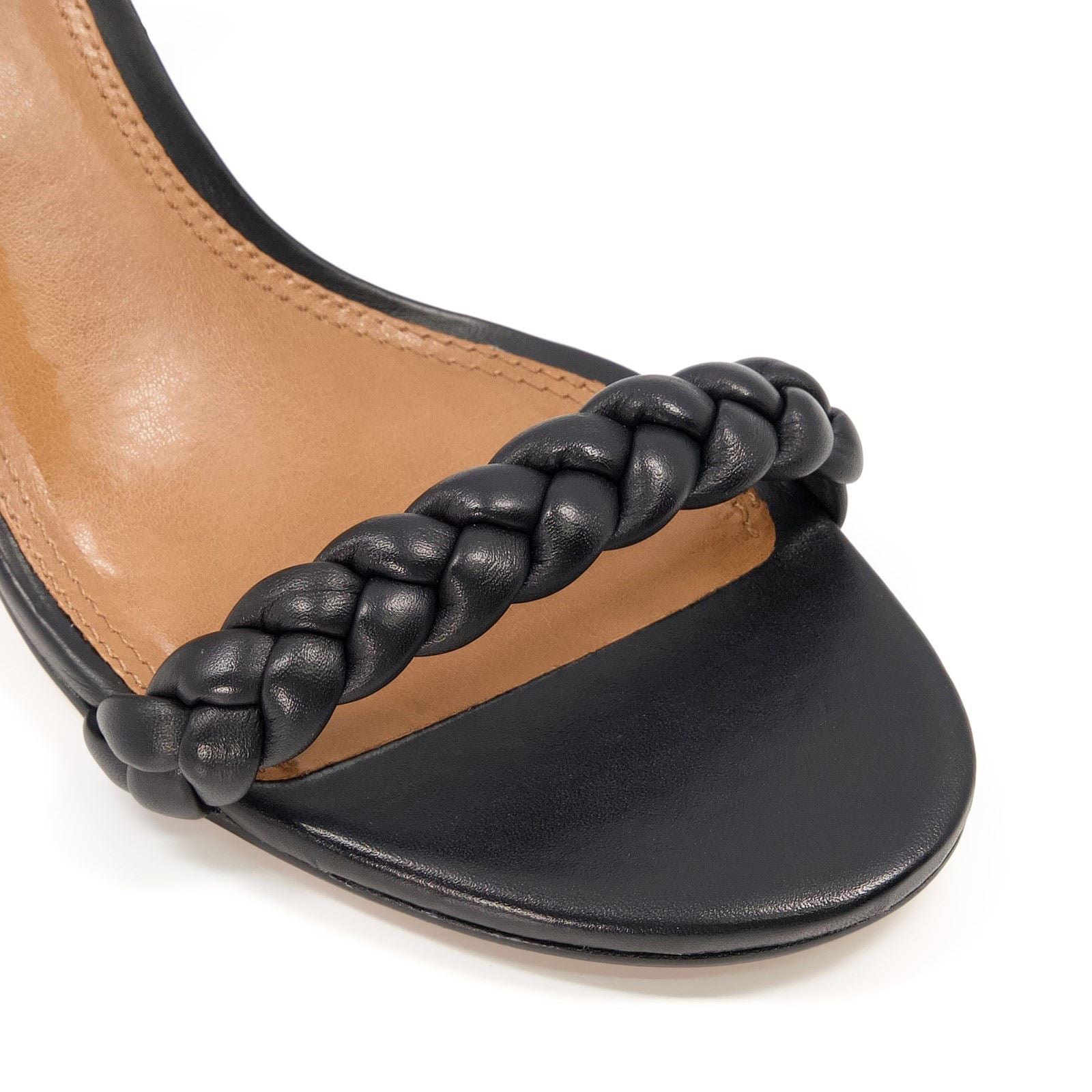 Dune Jaslyn Leder Damen Schwarze Absätze