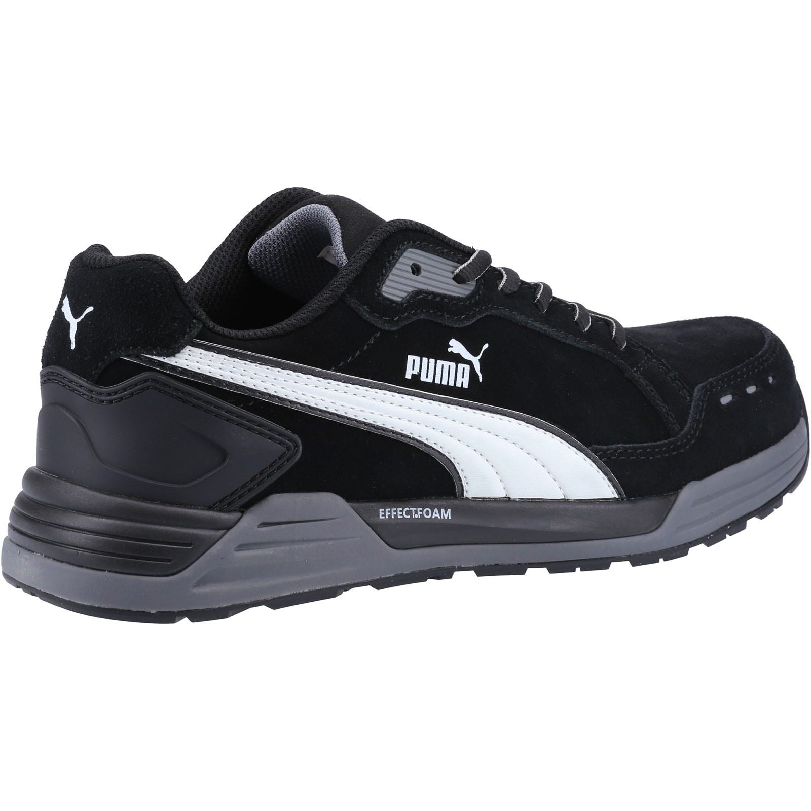 Puma Safety Airtwist Low S3 Wildleder Schwarz Sicherheitsschuhe