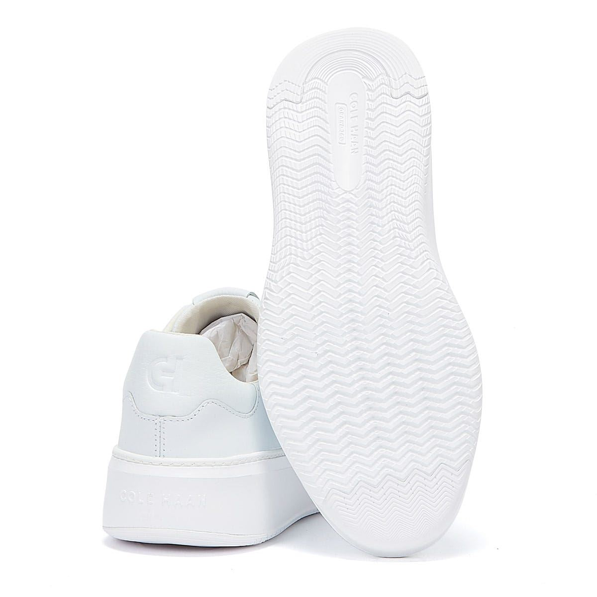 Cole Haan Grandprø Topspin Leder Herren Weiße Sneakers