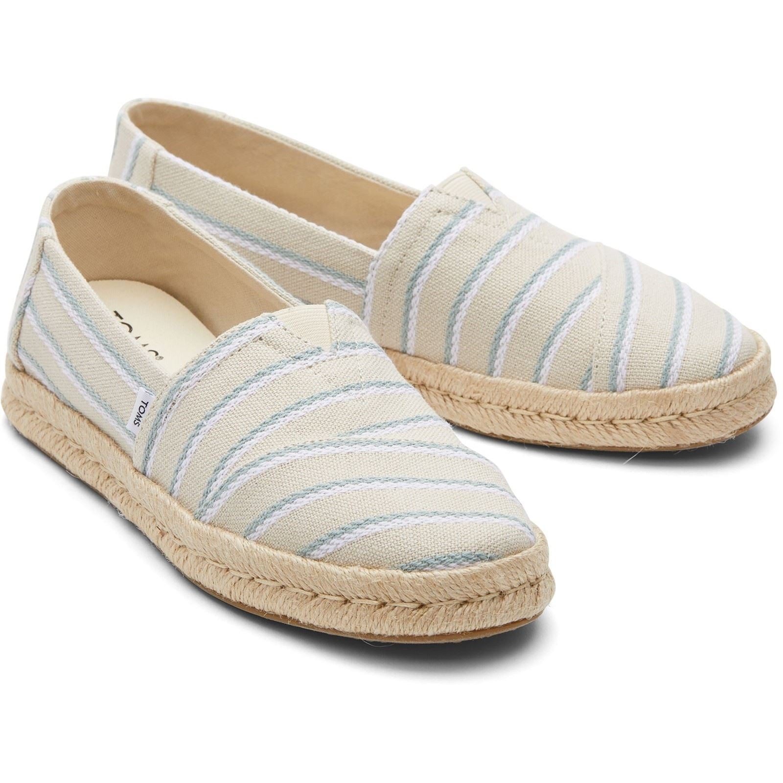 TOMS Alpargata Rope 2.0 Hundert Prozent Baumwolle Damen Fog Espadrilles