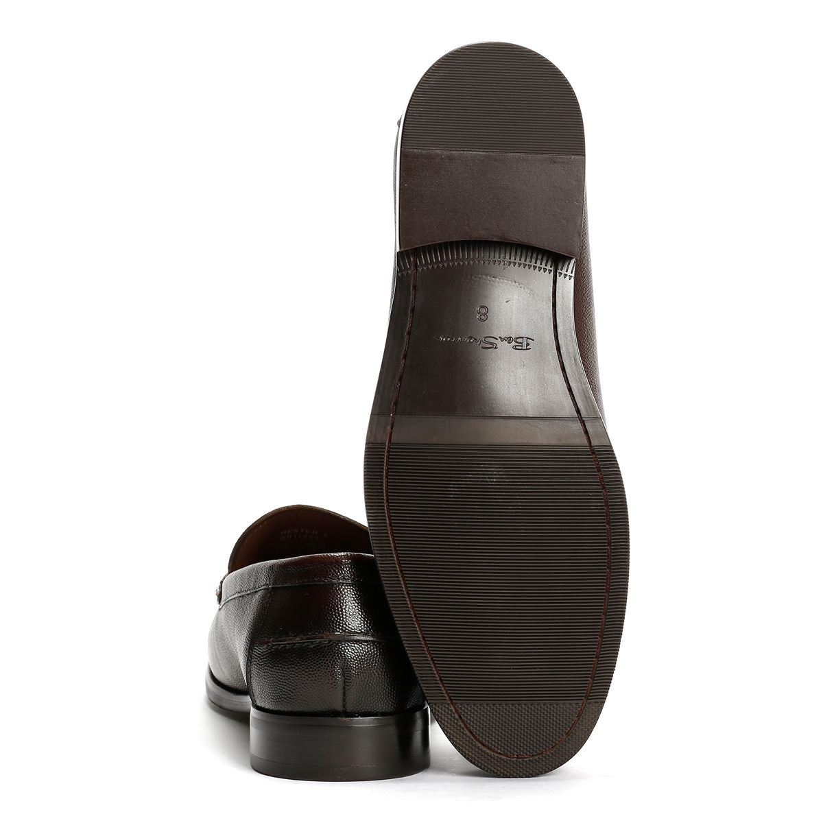 Ben Sherman Hester Leder Herren Braune Slipper