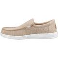 HEYDUDE Mikka Jute Linen Herren Irisch Creme Mokassin Schuhe