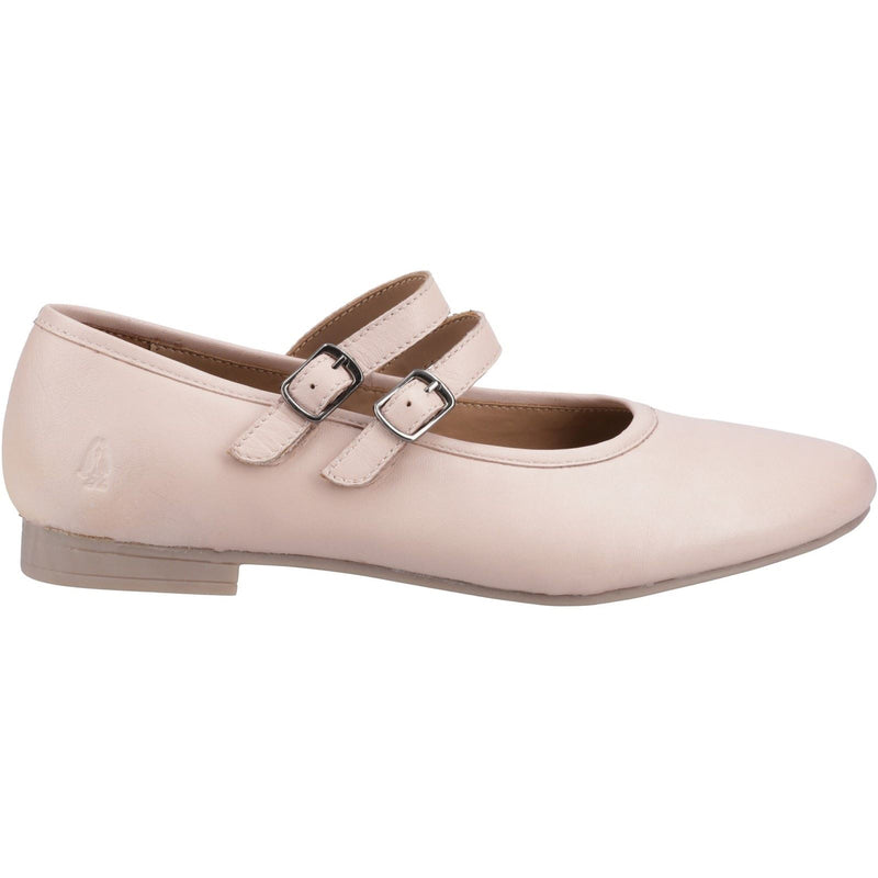 Hush Puppies Nancy Mary Jane Damen Flats Aus Leder In Altrosa