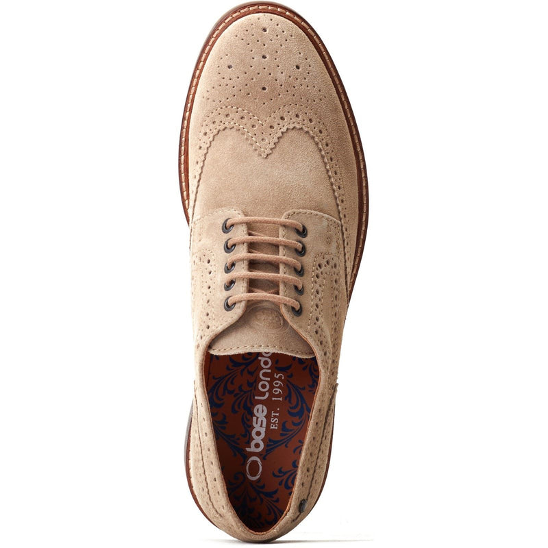 Base London Hatfield Leder Herren Sandschuhe Mit Brogue-Muster
