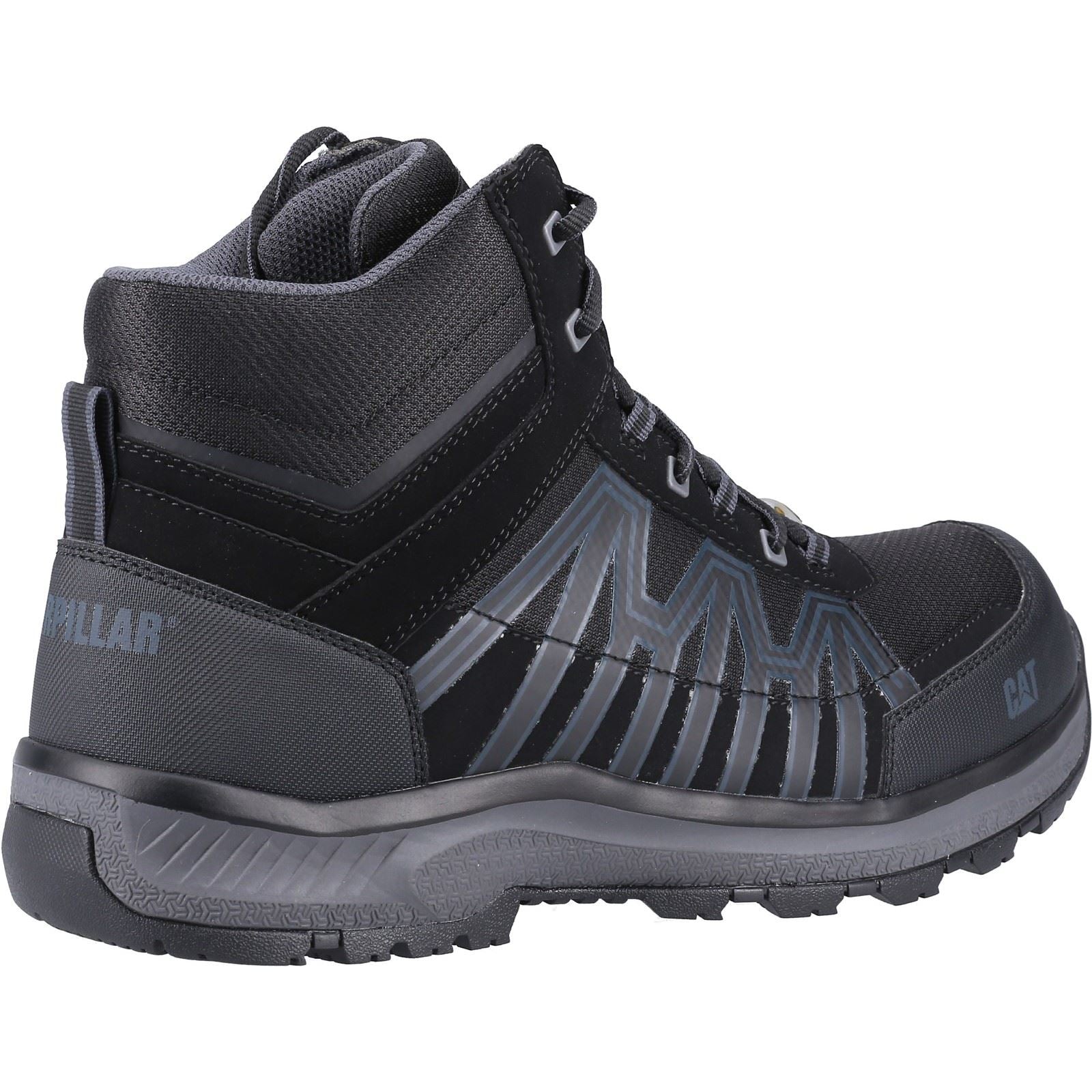 Caterpillar Charge Pu/Mesh/Tpu Schwarze Wanderschuhe