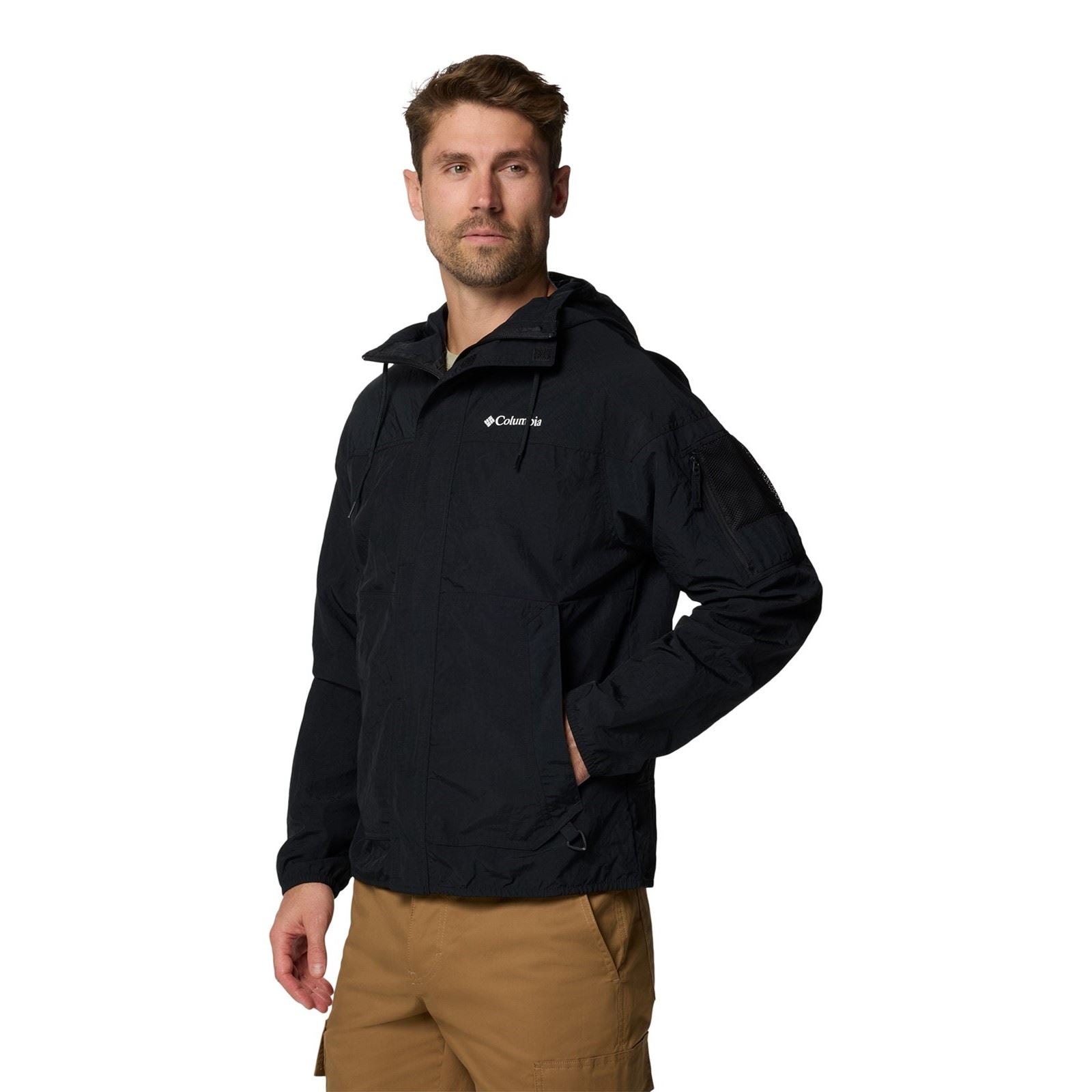 Columbia Challenger II Herren Schwarze Windbreaker-Jacken
