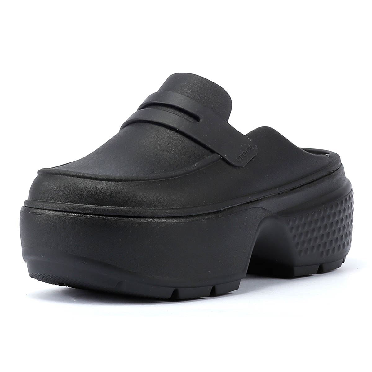 Crocs Stomp Damen Schwarze Farbe Loafer