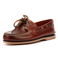 Timberland Classic 2 Eye Herren Schnürschuhe Aus Braunem Leder