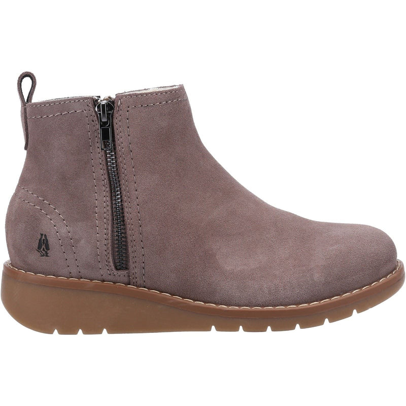 Hush Puppies Libby Veloursleder Damen Stiefeletten In Taupe