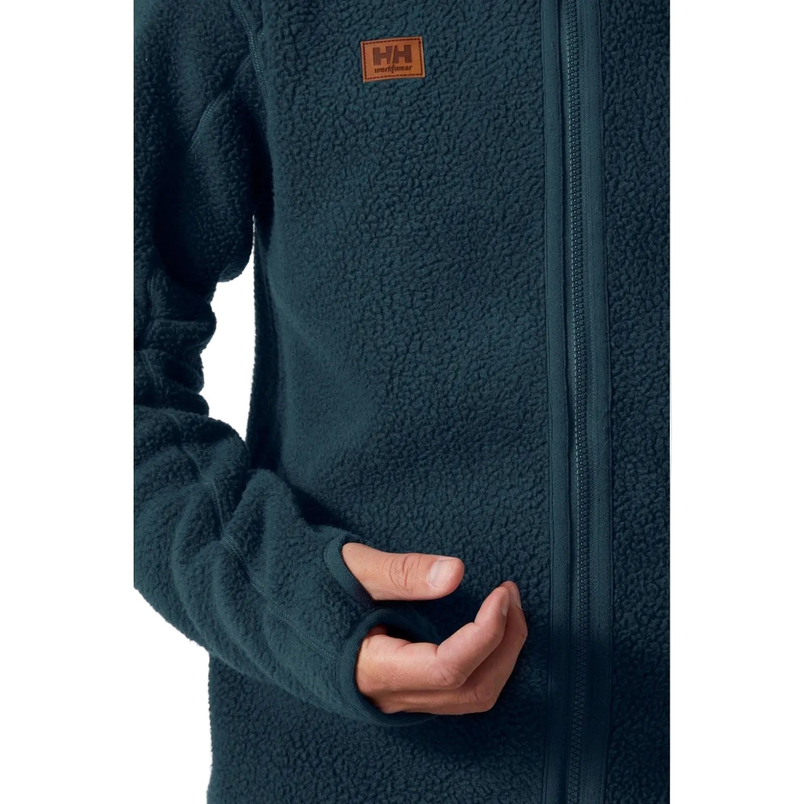 Helly Hansen Workwear Heritage Pile Hoodie Herren Blaue Fleecejacke
