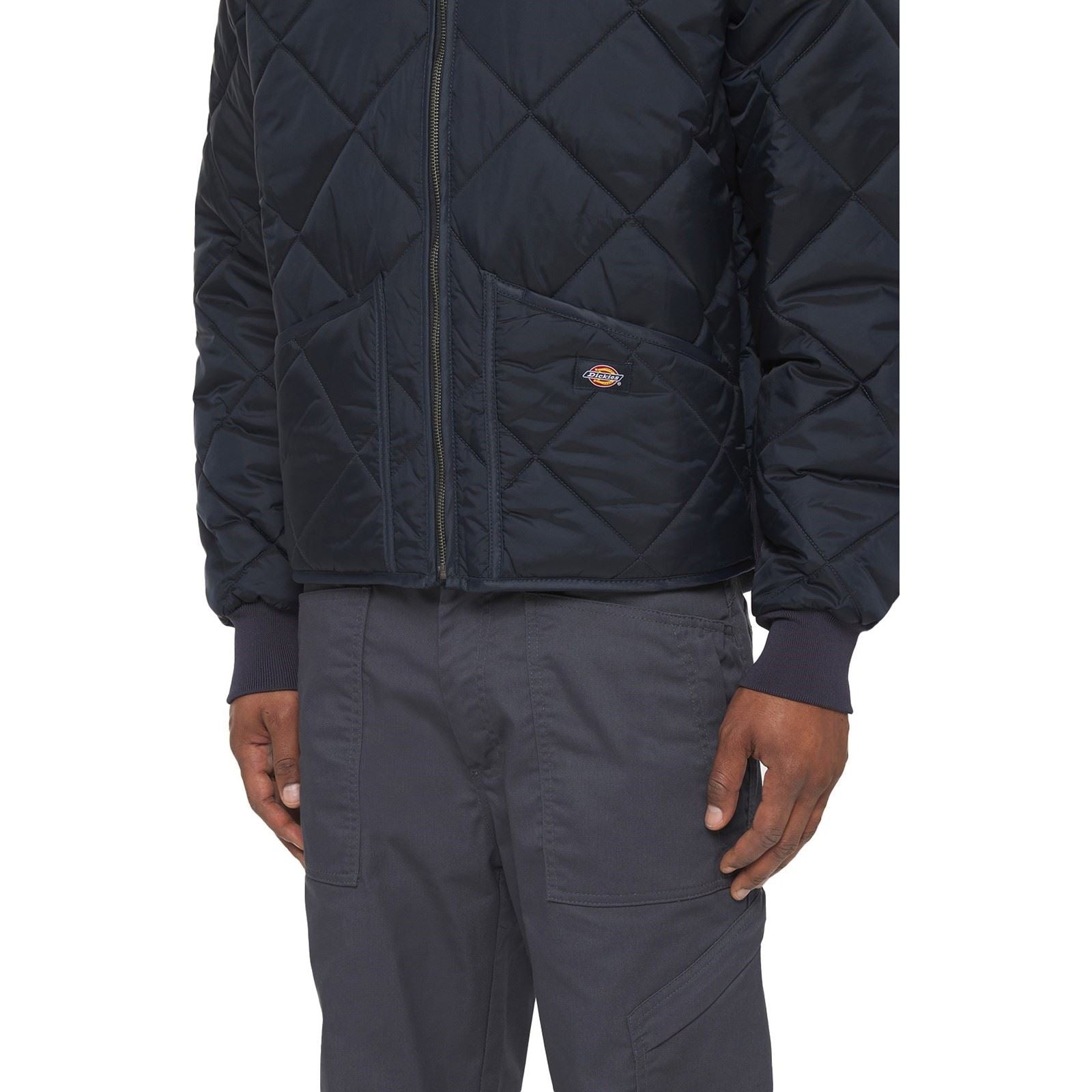 Dickies Diamond Herren Blaue Gesteppte Jacke
