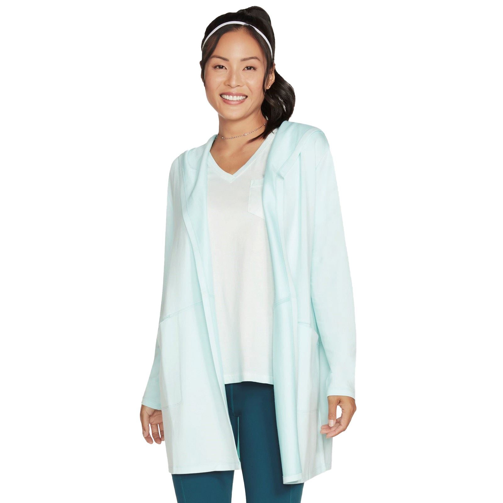 Skechers Performance Restful Damen Blaue Cardigans