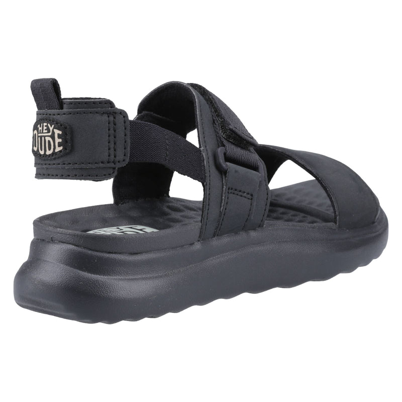 HEYDUDE Collins Mono Sport Damen Schwarze Farbe Sandalen