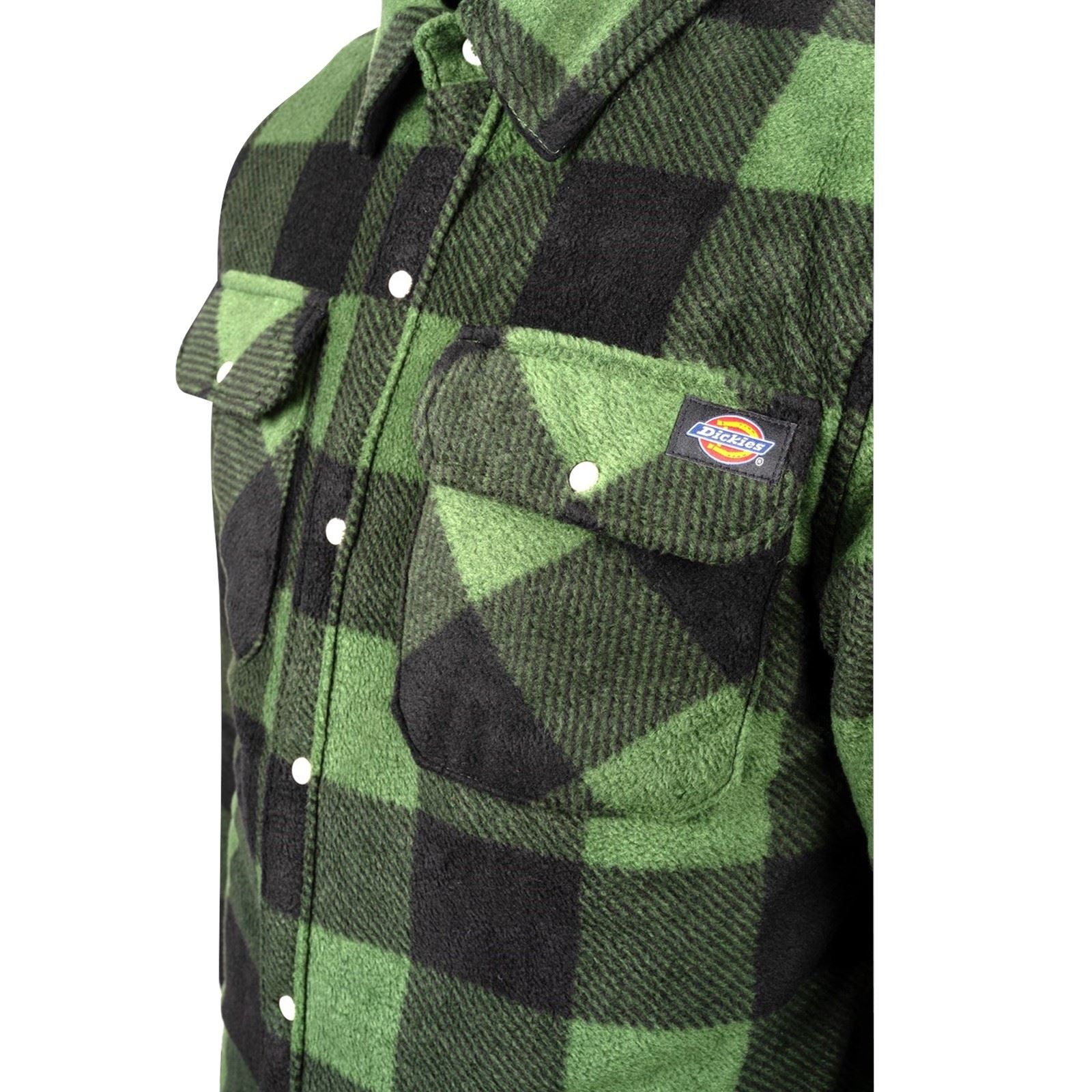 Dickies Portland Polyester Herren Grünes Freizeitshirt