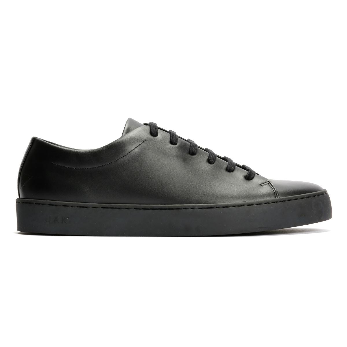 JAK Royal Leder Herren Schwarze Sneakers