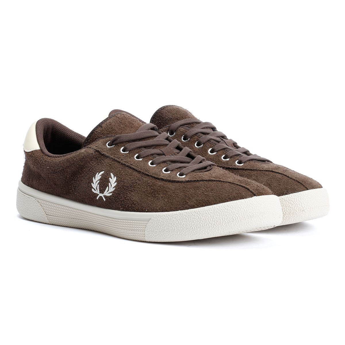 Fred Perry Tennis Shoe Wildleder Herren Braune Sneaker