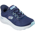 Skechers Arch Fit 2.0 Fresh Pace Textile Damen Marineblau/mehrfarbig Sneakers