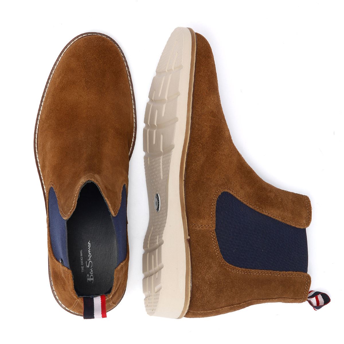 Ben Sherman Hampton Wildleder Herrenstiefel Braun