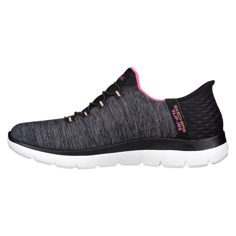 Skechers Summits Dazzling Haze Textile Damen-Sneaker In Schwarz/Mehrfarbig