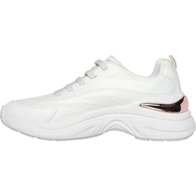 Skechers Hazel Step N Flow Synthetische Damen-Sneaker In Weiß