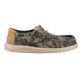 HEYDUDE Wally Palm Jute Herren Mokassins Schuhe Aus Jute In Burnt Olive/Ginger Brown