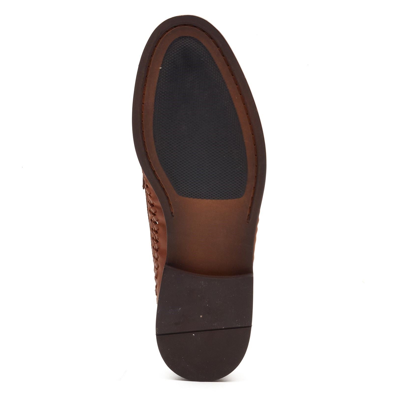 Base London Bracken Loafer Leder Herren Tan Slipper
