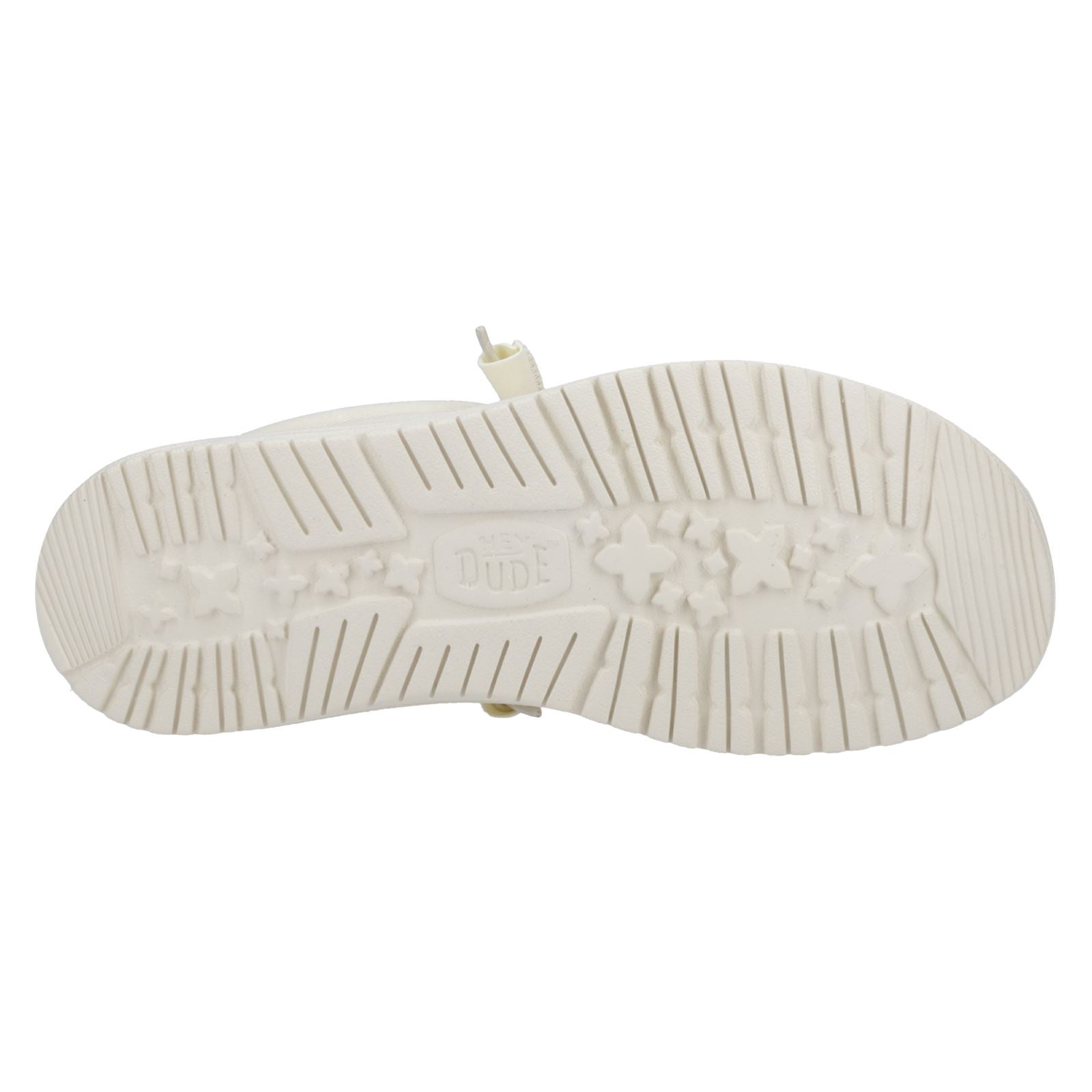 HEYDUDE Wally Canvas 100% Baumwolle Herren Bootsschuhe In Steingrau