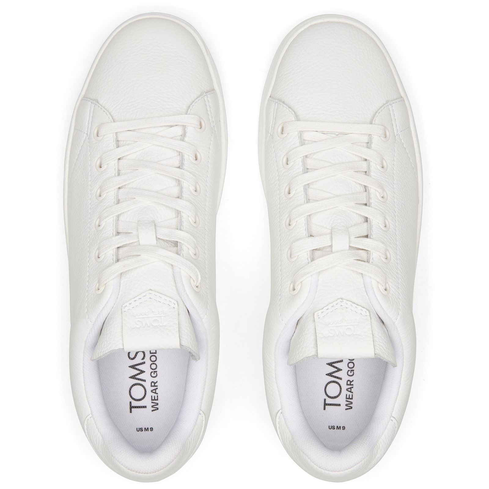 TOMS TRVL LITE 2.0 Low Leder Herren Weiße Sneakers