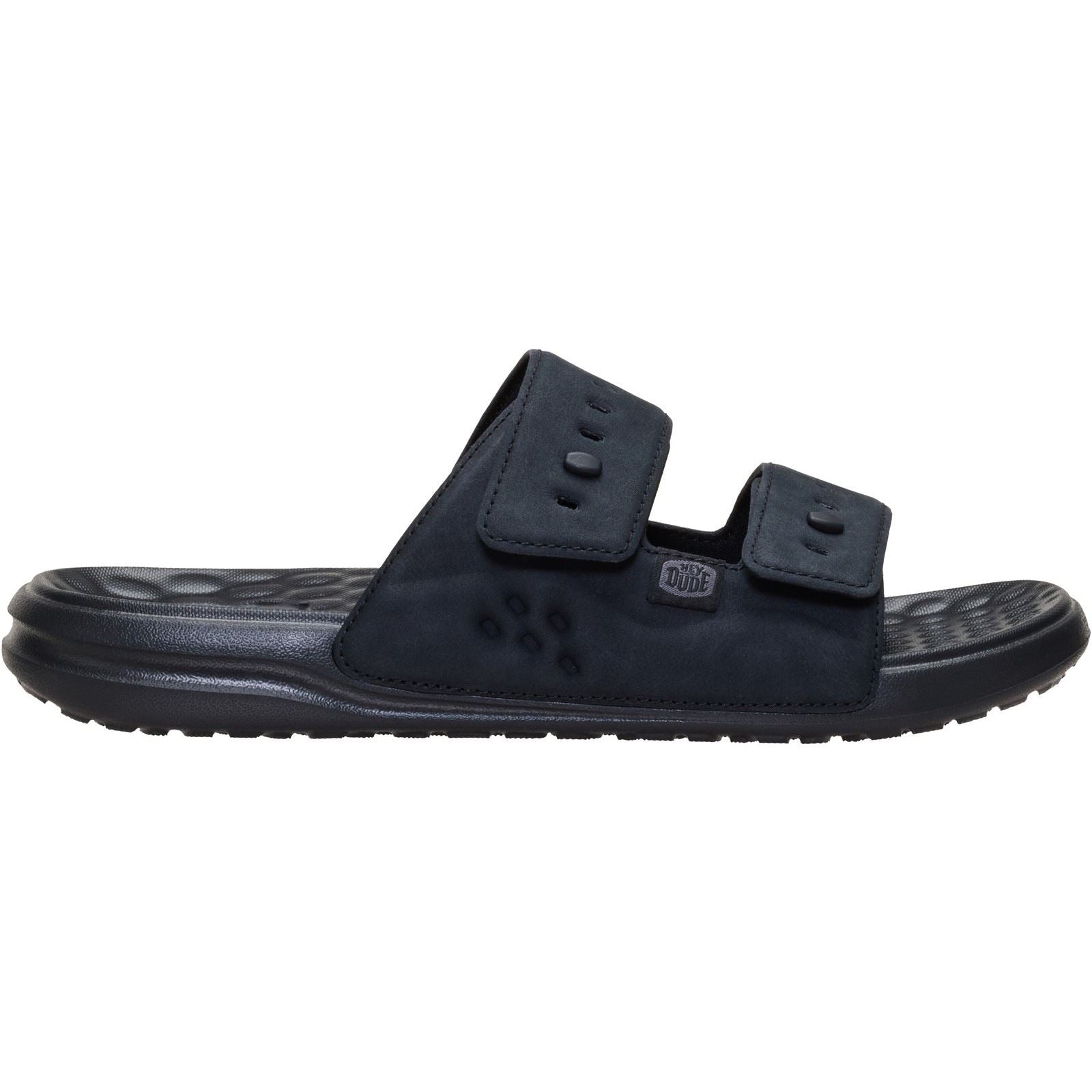 HEYDUDE Wave 2 Strap Polyurethan Herren Schwarz/Schwarz Sandalen