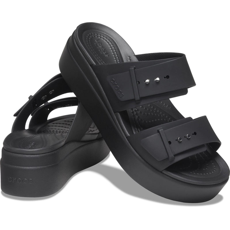 Crocs Brooklyn Damen Sandalen Aus Thermoplastischem Material In Schwarz