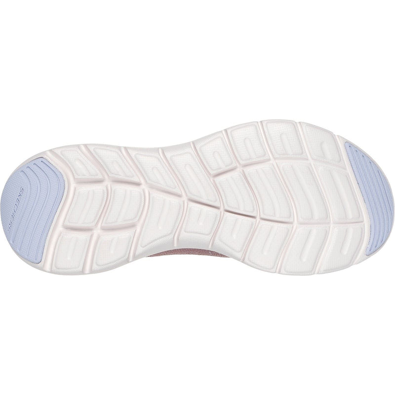 Skechers Flex Appeal 5.0 Cruising Thru Damen Textil Sneaker In Malve/Hellblau