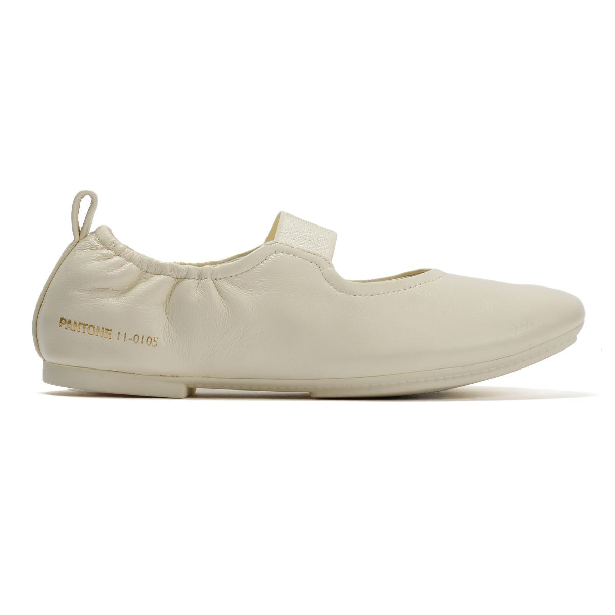 FitFlop X Pantone Delicato Mary Jane Leder Damen Weiße Schuhe