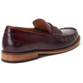 Base London Garfield Leder Herren Bordo Loafer