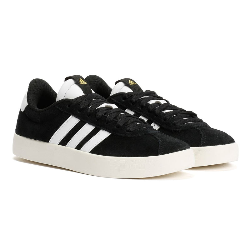 Adidas VL Court 3.0 Leder Damen Schwarze Sneaker