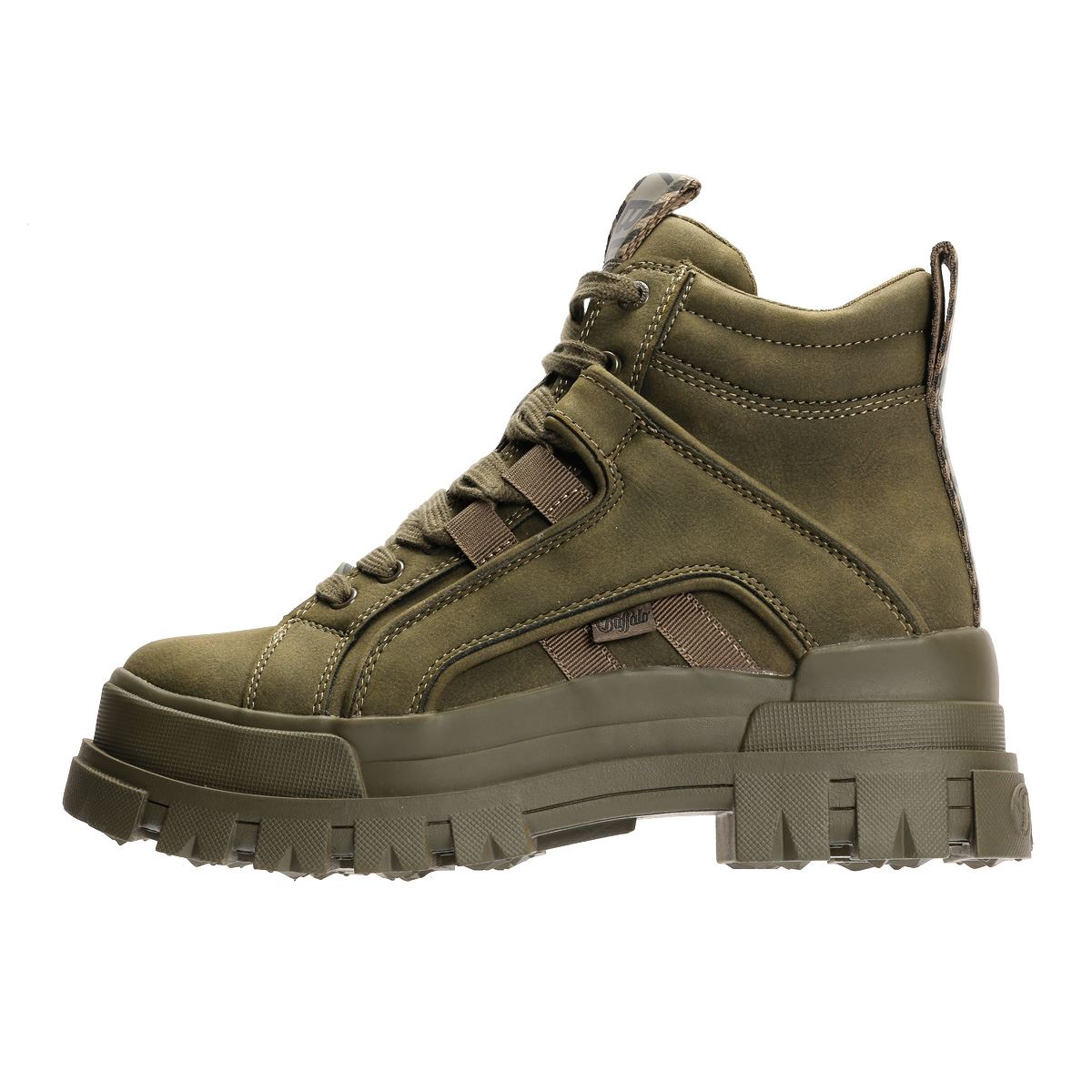 Buffalo Aspha NC Mid Damen Grüne Stiefel