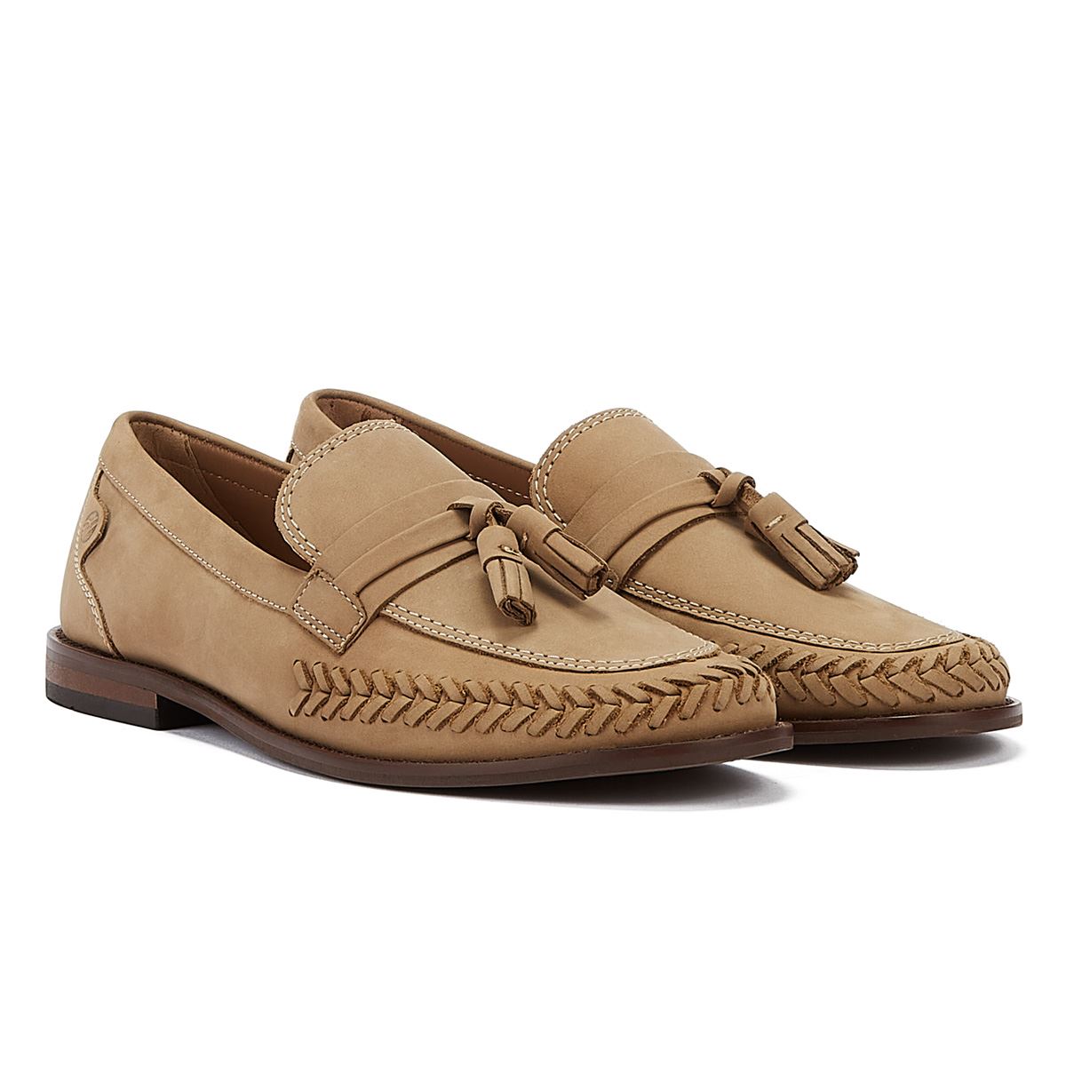 H By Hudson Haldon Loafer Taupe Wildleder Herren Taupe Casual