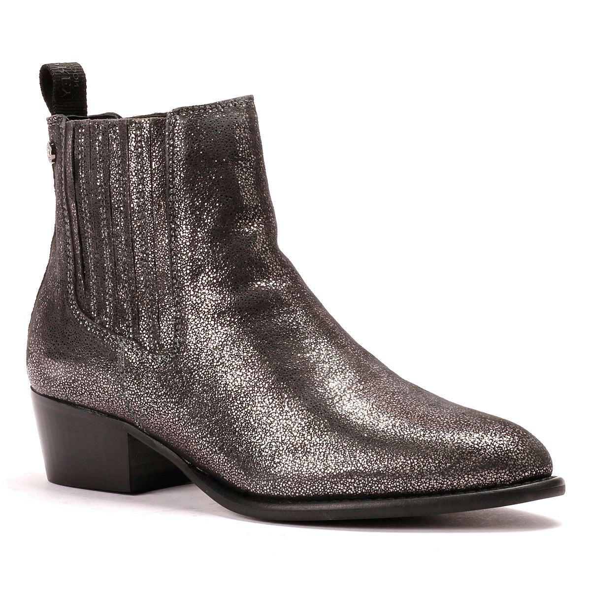 Osprey London The Janey Leder Damen Graue Stiefel