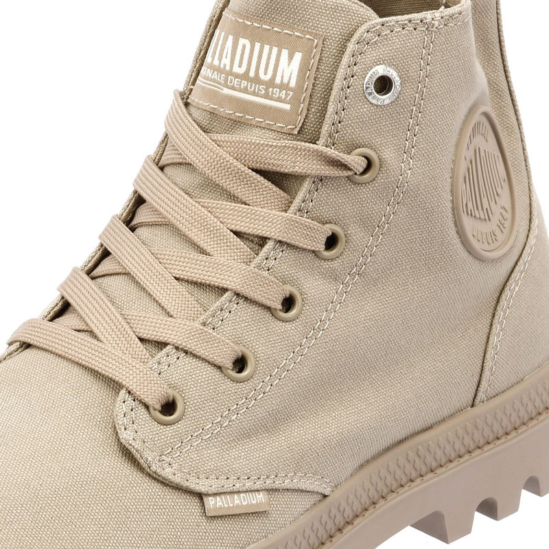 Palladium Pampa Hi Mono Chrome Canvas Herren Khaki Stiefel
