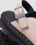 Dr. Martens Zebzag EH Damen Sandaletten Aus Rosa Wildleder