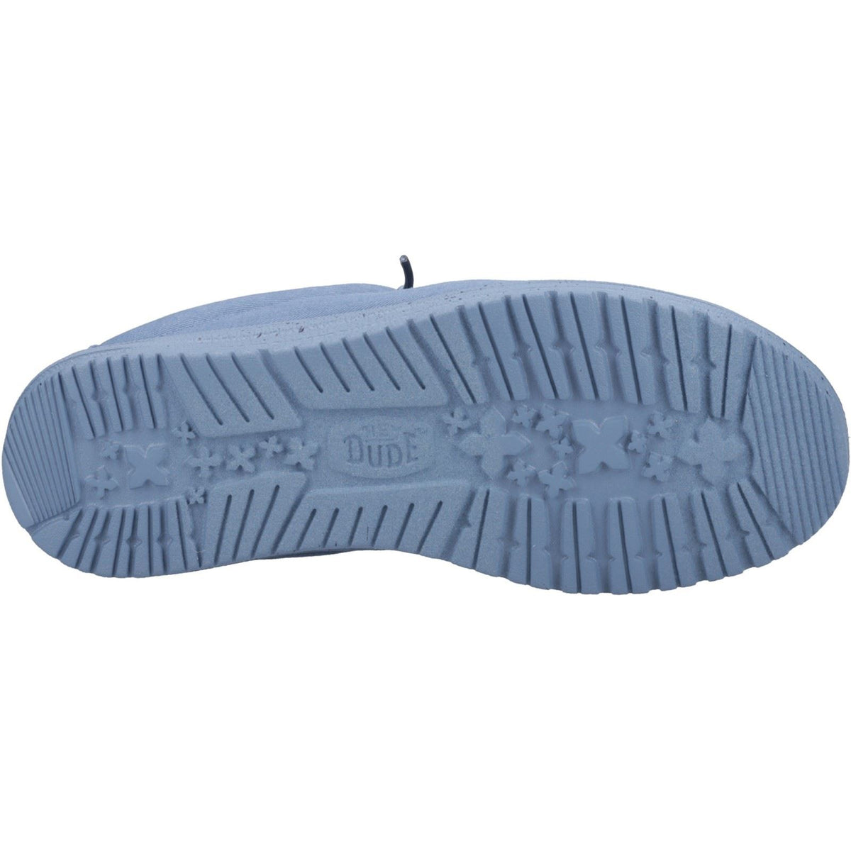 HEYDUDE Wally Slip Canvas 100% Baumwolle Herren Hausschuhe In Elementarblau