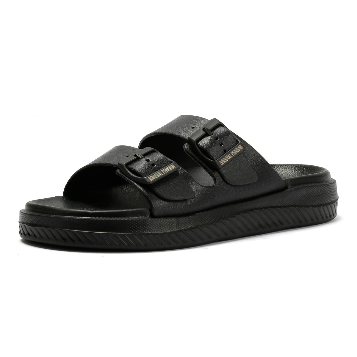 Penguin Playa Herren Schwarze Sandalen
