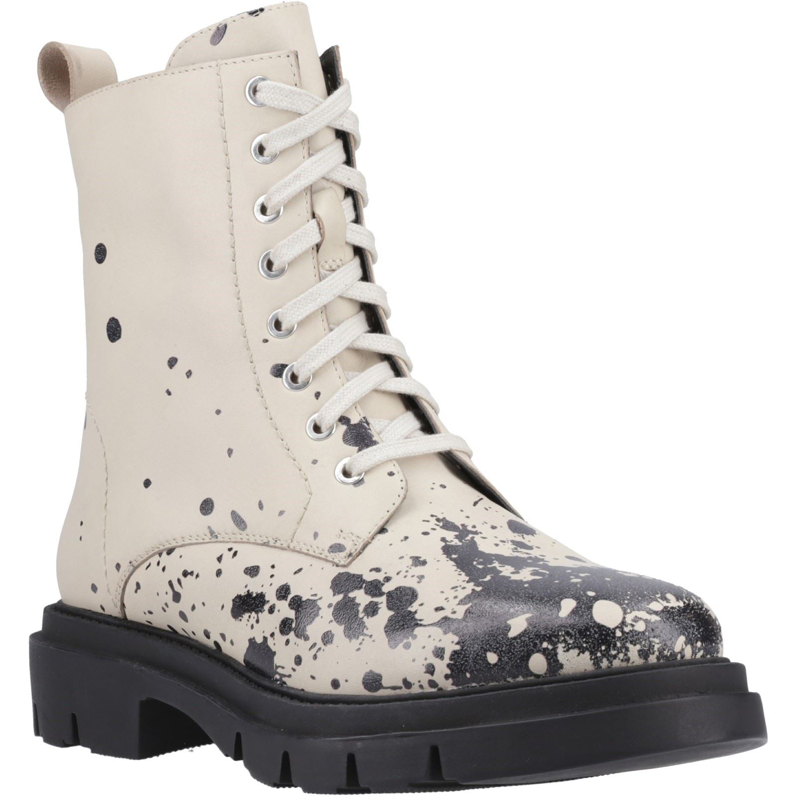 Hush Puppies Rhea Lace Damen Stiefel aus Leder in Beige