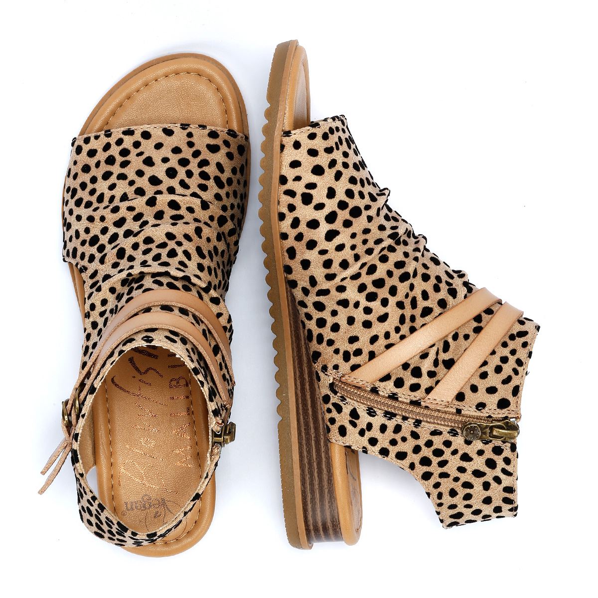 Blowfish Malibu Butterfly Pixie Damen-Leoparden-Sandalen
